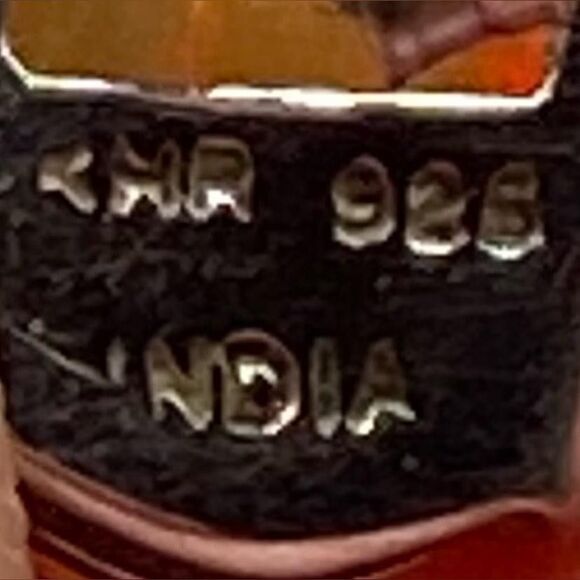 KHR 925 Sterling Silver Opal Stud Earrings Cabochon Prong Set Iridescent Rainbow - Picture 3 of 4